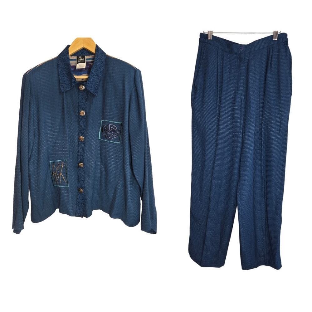 NWT Vintage Ali Miles Petites Women's Two-Piece Set
